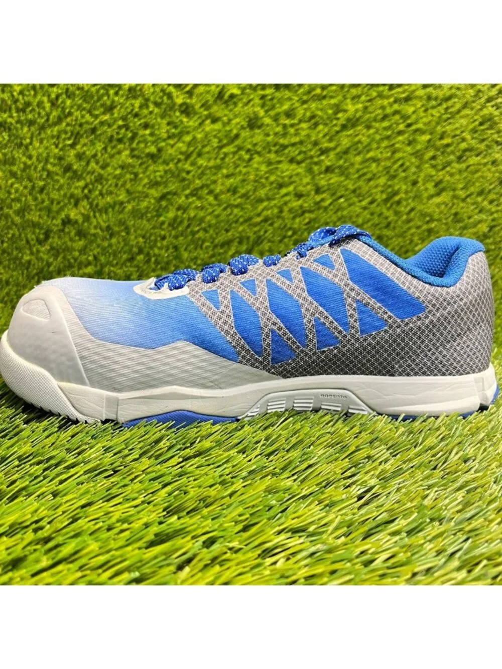 Reebok Speed TR Womens Size 6 Blue Gray Composite Toe Safety Working Shoes